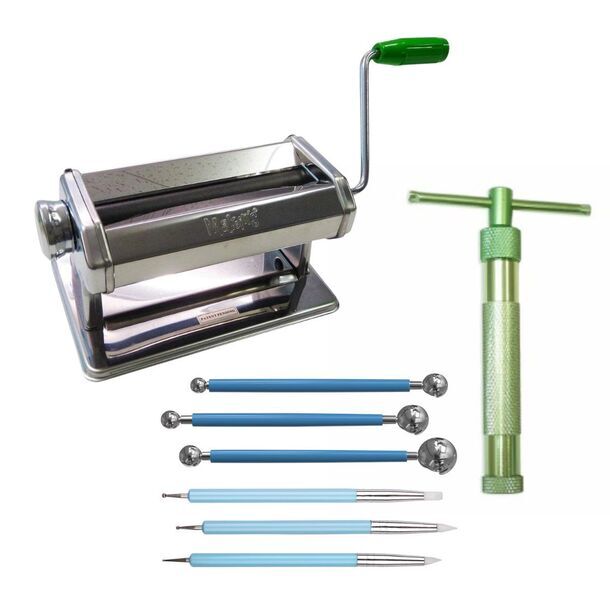 Clay Sheeter and Assorted Tools